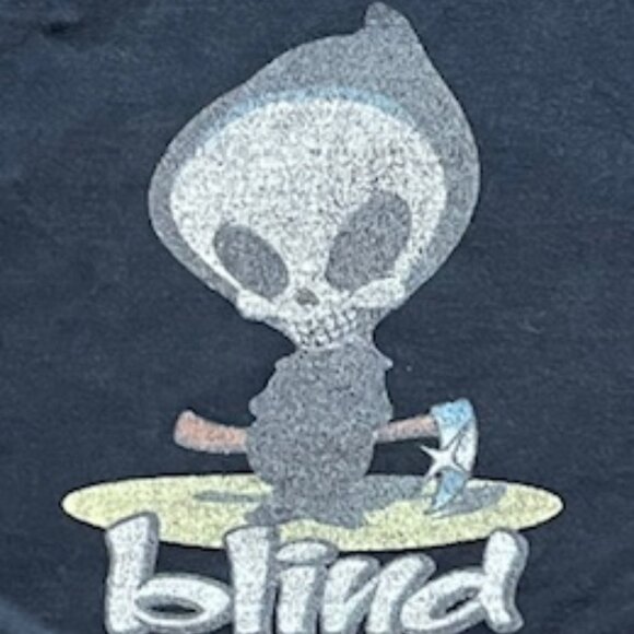 Rare Vintage Blind Skateboard t-shirt - Picture 1 of 3